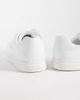 Calvin Klein Calvin Klein leather low profile cupsole sneakers in white - 3