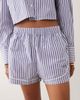 Calvin Klein Calvin Klein logo poplin track shorts in blue stripes - part of a set - 3