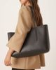 Calvin Klein Calvin Klein logo tote bag with pouch in black - 3