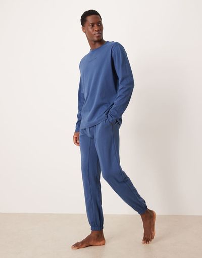 Calvin Klein Calvin Klein lounge tracksuit in dark navy