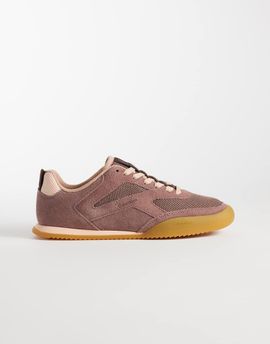 Calvin Klein Calvin Klein mesh runner sneakers in mocha brown