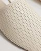 Calvin Klein Calvin Klein mesh slingback pumps in cream-Neutral - 2