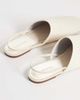 Calvin Klein Calvin Klein mesh slingback pumps in cream-Neutral - 4
