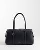 Calvin Klein Calvin Klein mini shoulder bag with silver hardware and grain texture in black - 1