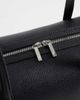 Calvin Klein Calvin Klein mini shoulder bag with silver hardware and grain texture in black - 3