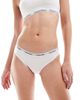 Calvin Klein Calvin Klein modern logo low rise bikini brief in white - 1