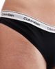 Calvin Klein Calvin Klein modern logo low rise thong in black - 2
