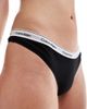 Calvin Klein Calvin Klein modern logo low rise thong in black - 3