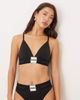 Calvin Klein Calvin Klein Modern Logo patch bralet in black - 2