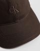 Calvin Klein Calvin Klein Monogram embroidered baseball cap in chocolate brown - 2