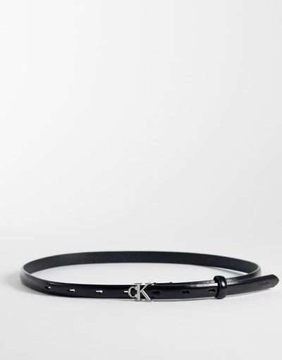 Calvin Klein Calvin Klein monogram hardware belt 15mm in black