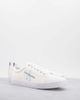 Calvin Klein Calvin Klein monogram logo sneakers in white - 1