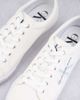 Calvin Klein Calvin Klein monogram logo sneakers in white - 3