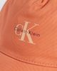 Calvin Klein Calvin Klein monologo baseball cap in orange - 2