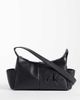 Calvin Klein Calvin Klein monologo crossbody bag with pockets in black - 1