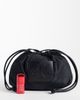 Calvin Klein Calvin Klein nylon drawstring crossbody bag with bold logo in black - 2