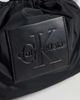 Calvin Klein Calvin Klein nylon drawstring crossbody bag with bold logo in black - 3