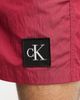 Calvin Klein Calvin Klein nylon medium drawstring swim shorts in sienna brown - 3