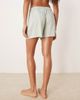 Calvin Klein Calvin Klein pajama shorts in sage green stripes-Gray - 3