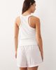 Calvin Klein Calvin Klein pajama tank top and shorts set in white and pink - 4