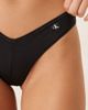 Calvin Klein Calvin Klein patch logo bikini bottoms in black - 2