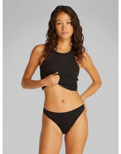 Calvin Klein Calvin Klein perfectly fit bikini briefs in beige-Black