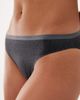 Calvin Klein Calvin Klein Perfectly Fit no-show printed bikini briefs in gray - 4