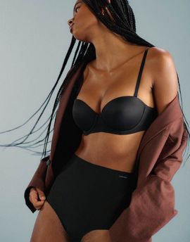 Calvin Klein Calvin Klein perfectly fit strapless push up bra in black