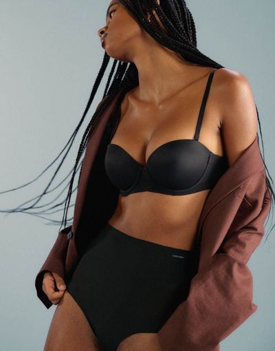 Calvin Klein Calvin Klein perfectly fit strapless push up bra in black