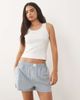 Calvin Klein Calvin Klein poplin shorts in blue stripes - 1