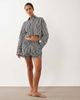 Calvin Klein Calvin Klein poplin stripe track shorts in black - part of a set - 1
