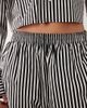 Calvin Klein Calvin Klein poplin stripe track shorts in black - part of a set - 4
