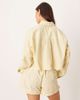 Calvin Klein Calvin Klein poplin track shorts in buttermilk stripe, part of a set-Neutral - 3