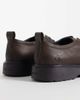 Calvin Klein Calvin Klein premium leather combat apron lace up shoe in chocolate brown - 4