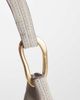 Calvin Klein Calvin Klein premium suede slouchy shoulder bag with gold trim in beige-Gray - 3