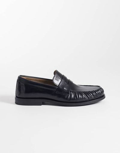 Calvin Klein Calvin Klein real leather loafers in black