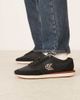 Calvin Klein Calvin Klein retro runner sneakers in black - 1