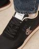 Calvin Klein Calvin Klein retro runner sneakers in black - 4