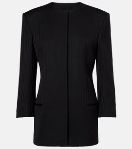 Calvin Klein Calvin Klein Ribbed-knit wool blazer