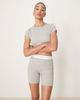 Calvin Klein Calvin Klein ribbed legging shorts in gray - 2