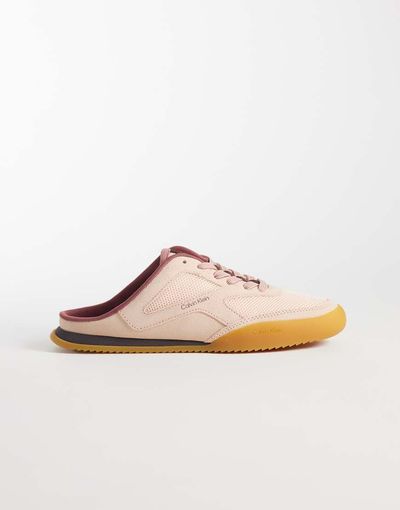 Calvin Klein Calvin Klein runner mesh mules in dusty pink