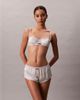 Calvin Klein Calvin Klein sexy satin balconette bra in white - 1