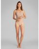 Calvin Klein Calvin Klein Shapewear sculpted stay put mesh thong bodysuit in beige-Neutral - 1