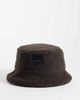 Calvin Klein Calvin Klein sherpa bucket hat with patch logo in chocolate brown - 1
