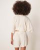 Calvin Klein Calvin Klein shirt and short pajama set in cream-Multi - 3