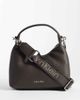 Calvin Klein Calvin Klein shoulder bag with canvas cross-body strap in chocolate brown - 1
