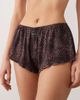 Calvin Klein Calvin Klein Signature Satin tap shorts in brown animal print - 3