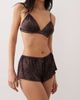 Calvin Klein Calvin Klein Signature Satin tap shorts in brown animal print - 4