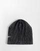 Calvin Klein Calvin Klein skullcap beanie with bold graphic in washed charcoal-Black - 2