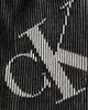Calvin Klein Calvin Klein skullcap beanie with bold graphic in washed charcoal-Black - 3